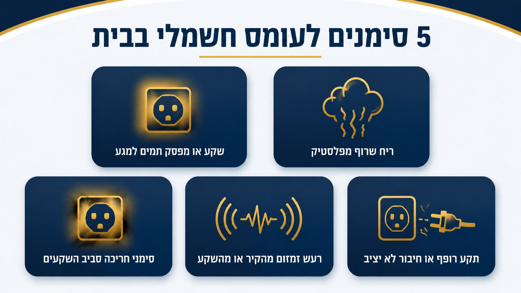 סימני אזהרה לעומס יתר בשקע חשמלי - מה לבדוק בבית