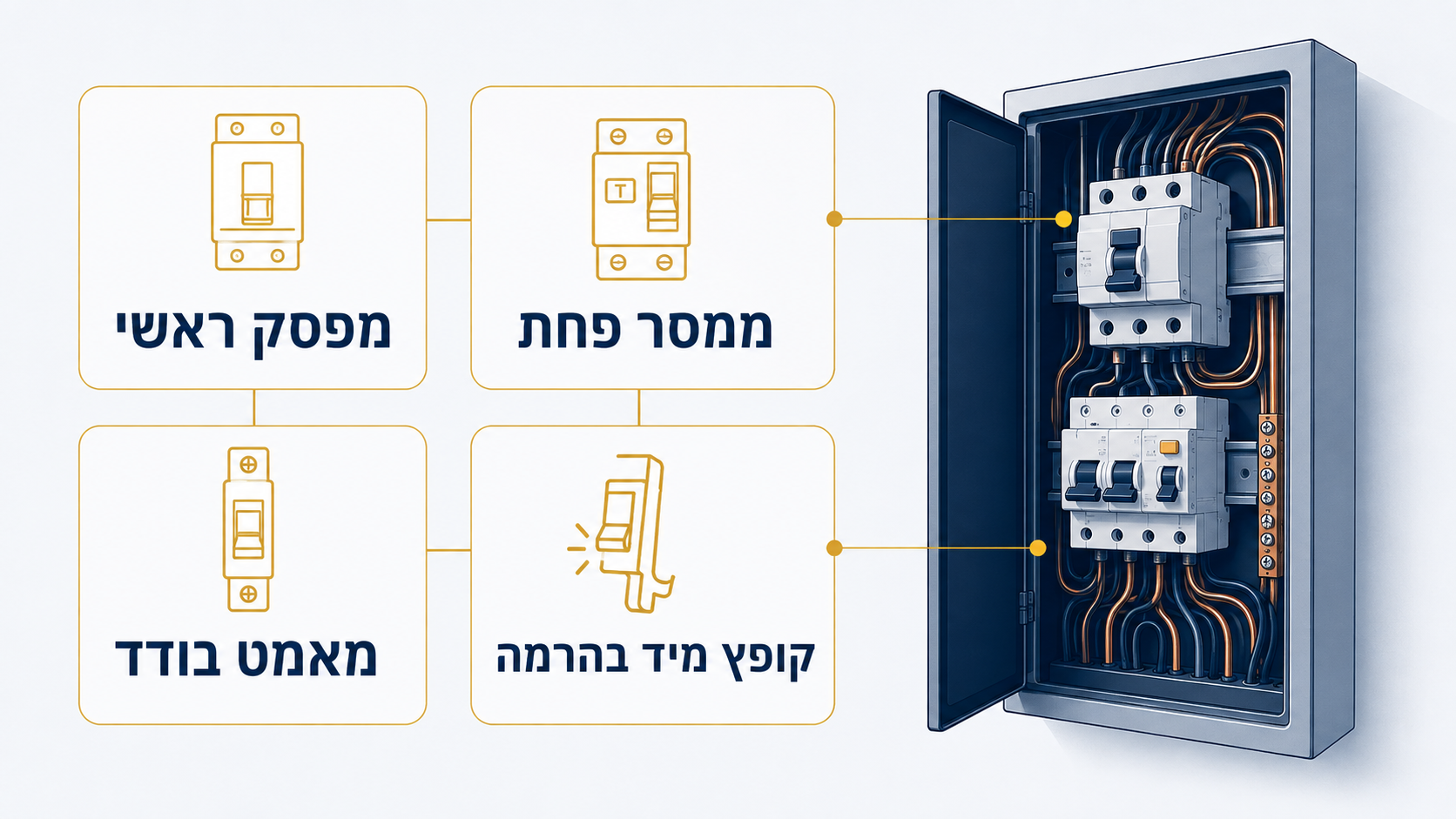 התקנת לוח חשמל תלת פאזי: עלויות, שלבים והמלצות