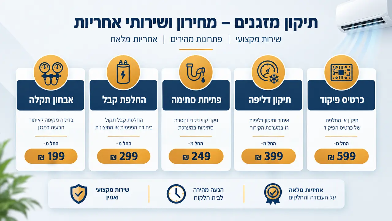 איך לבחור טכנאי מזגנים מוסמך ומקצועי